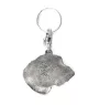 Lévrier irlandais, Irish wolfhound I - Pendentif chien argenté, décoration de sac à main, pendentif sac à dos par la marque Art-Dog
