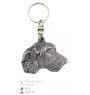 Irish Wolfhound - Silver-plated dog pendant, handbag decoration, backpack pendant by Art-Dog brand