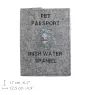 Irish Water Spaniel, Whiptail, Shannon Spaniel - Dog passport case, document case, gift for the traveller from the Art-Dog brand