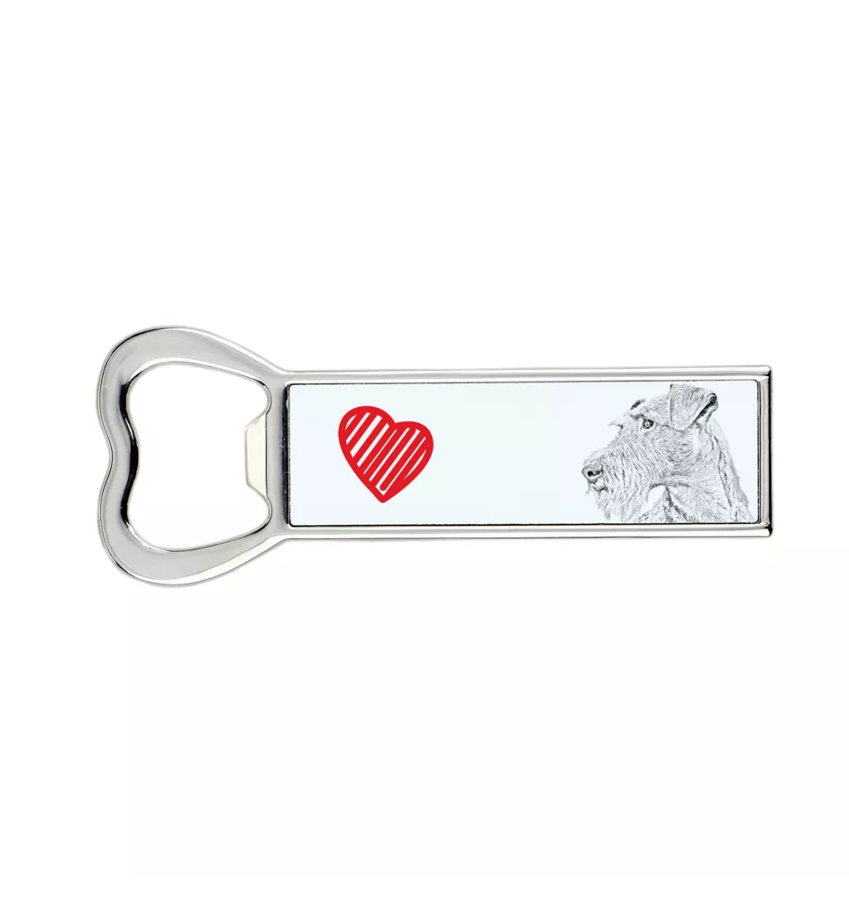 Irischer Terrier, Irish Terrier - Flaschenöffner mit Hund, personalisierter Flaschenöffner für den Kühlschrank, ein einzigartiges Geschenk für Männer von der Marke Art-Dog