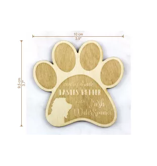 Chien d'eau irlandais, Épagneul d'eau irlandais - Sous-verre mug, sous-verre gravé avec chien, cadeau pour amoureux des chiens par la marque Art-Dog