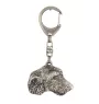 Irischer Wolfshund, Irish Wolfhound - Versilberter Schlüsselanhänger mit Hund in einer Geschenkbox, Handtaschenschmuck, Rucksackanhänger der Marke Art-Dog