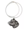 Lévrier irlandais, Irish wolfhound I - Collier pour chien, bijoux uniques pour les fans de chiens, pendentif vipère unique de la marque Art-Dog
