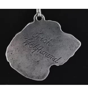 Irischer Wolfshund, Irish Wolfhound I - Hundehalsband, einzigartiger Schmuck für den Hundefan, einzigartiger Kreuzotter-Anhänger der Marke Art-Dog