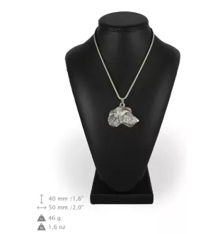 Lévrier irlandais, Irish wolfhound - Collier pour chien, bijoux uniques pour les fans de chiens, pendentif vipère unique de la marque Art-Dog