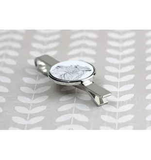 Irish Terrier, Irish Red Terrier, Brocaire Rua - tie clip with a dog, personalized tie clip, a unique gift for a man from the Art-Dog brand