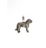 Lévrier irlandais, Irish wolfhound I - Collier pour chien, pendentif plaqué argent pour l'amoureux des chiens, bijoux subtils par Art-Dog
