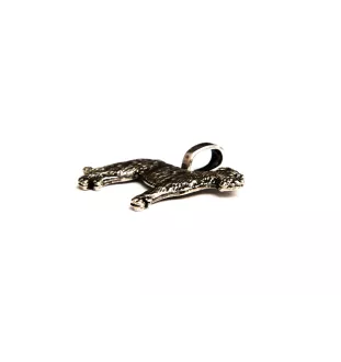 Irischer Wolfshund, Irish Wolfhound I - Hundehalsband, versilberter Anhänger für den Hundeliebhaber, dezenter Schmuck von Art-Dog