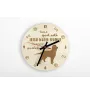 Irischer Wasserspaniel, Irish Water Spaniel - Uhr mit Hund, Holzuhr mit Gravur, personalisierte Uhr von Art-Dog