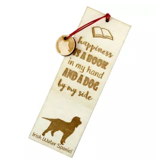 Chien d'eau irlandais, Épagneul d'eau irlandais - marque-page pour livre avec chien, marque-page personnalisé, accessoire canin pour les lecteurs de la marque Art-Dog