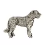 Irish Wolfhound I - Dog brooch in a gift box, elegant pin, lapel pin for Art-Dog brand jacket