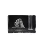 Irish Terrier, Irish Red Terrier, Brocaire Rua - Pen stand, crystal organiser with dog photo, unique desk decoration by Art-Dog brand