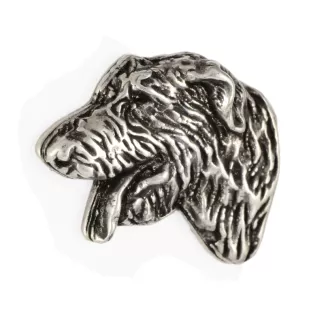 Irischer Wolfshund, Irish Wolfhound II - Hundebrosche in Geschenkbox, elegante Anstecknadel, Reversnadel für Art-Dog Markenjacke