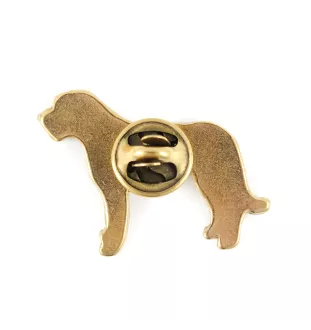 Irischer Wolfshund, Irish Wolfhound I - Hundebrosche in dekorativer Box, elegante vergoldete Anstecknadel, Jackenbrosche der Marke Art-Dog