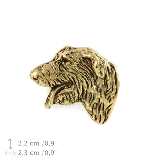 Wilczarz irlandzki pin pozłocony Art-Dog
