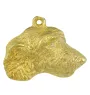 Lévrier irlandais, Irish wolfhound - Collier pour chien, pendentif plaqué or pour fan de chien, bijoux uniques de la marque Art-Dog