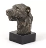 Lévrier irlandais, Irish wolfhound - Statue de chien, buste sur socle en pierre, sculpture, trophée pour exposition canine par la marque Art-Dog