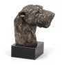 Irischer Wolfshund, Irish Wolfhound - Hundestatue, Büste auf Steinsockel, Skulptur, Trophäe für Hundeausstellung der Marke Art-Dog