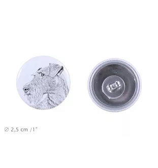 Terrier irlandais, Irish Terrier - boucles d'oreilles uniques avec un chien, votre animal de compagnie sur un porte-clés, marque propre Art-Dog