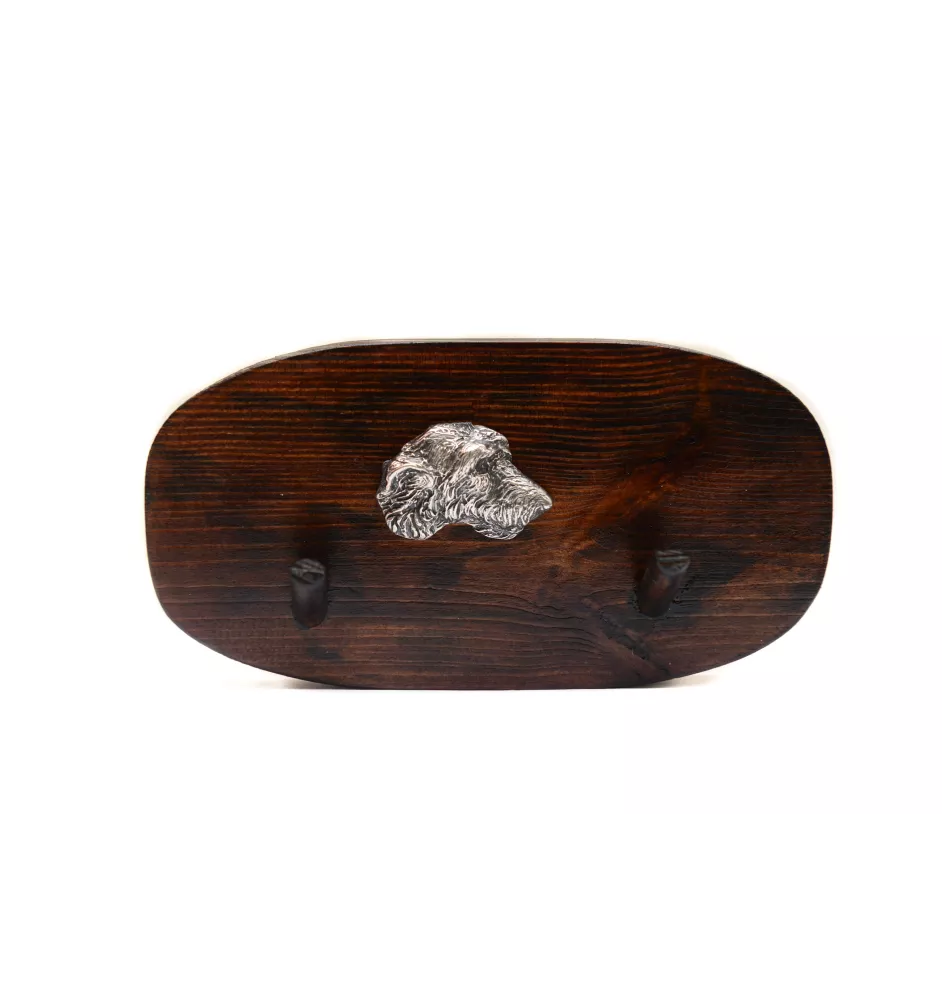 Lévrier irlandais, Irish wolfhound - porte-accessoires, porte-médailles pour chiens, crochets pour clés par Art-Dog