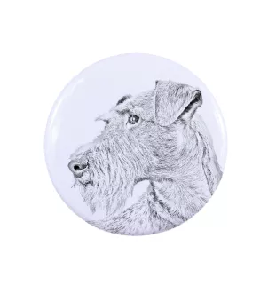 Terrier irlandais, Irish Terrier - bijoux pour femmes avec l'image d'un chien, produit fait à la main, possibilité d'ajouter sa propre photo, marque Art-Dog