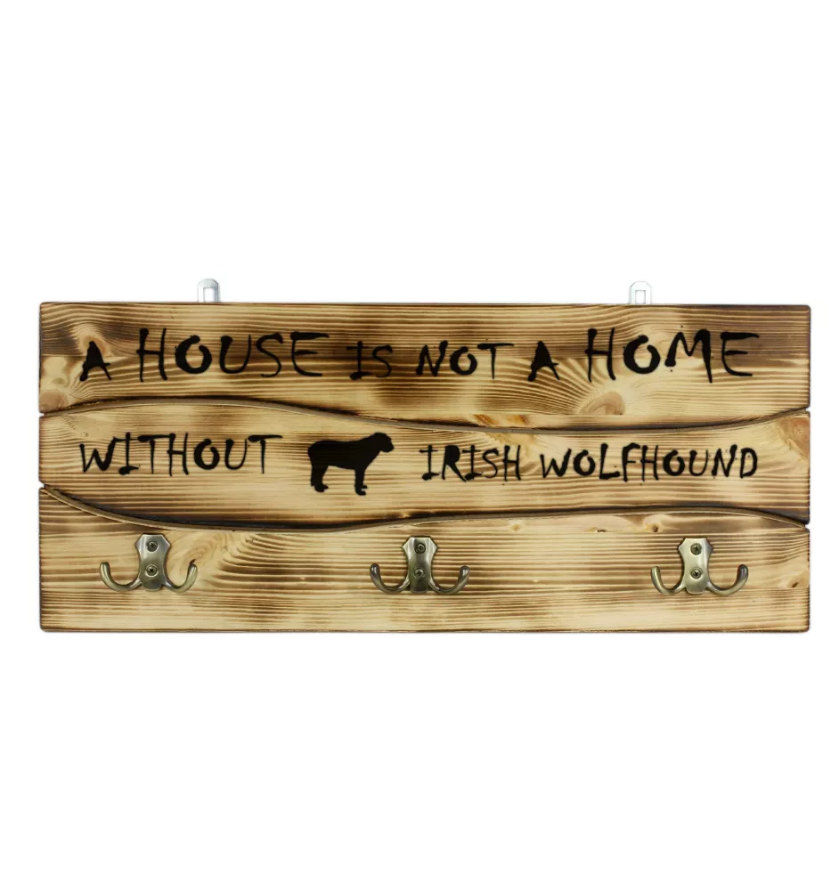 Wilczarz irlandzki wieszak drewniany Art-Dog