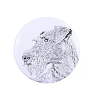 Terier irlandzki przypinka z psem duża Art-Dog