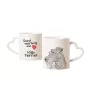 Irish Terrier, Irish Red Terrier, Brocaire Rua - cup with a dog, adorable cup with a heart-shaped handle, universal gift from the Art-Dog brand