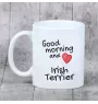 Irischer Terrier, Irish Terrier - Tasse mit Hund, Tasse mit Bild, personalisiertes Geschenk der Marke Art-Dog