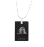 Terrier irlandais, Irish Terrier - Pendentif en cristal avec chien, collier en argent avec photo, pendentif personnalisé par la marque Art-Dog