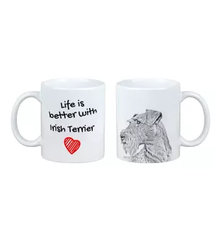 Terier irlandzki kubek z psem life is better Art-Dog