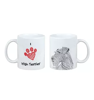 Irischer Terrier, Irish Terrier - Tasse mit Hund, entzückende Tasse mit Grafik, Geschenk mit Ihrem Foto von der Marke Art-Dog