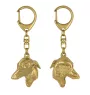 Levrette d'Italie, Petit lévrier italien - Porte-clés doré avec chien, décoration de sac à main, accessoire de luxe de la marque Art-Dog