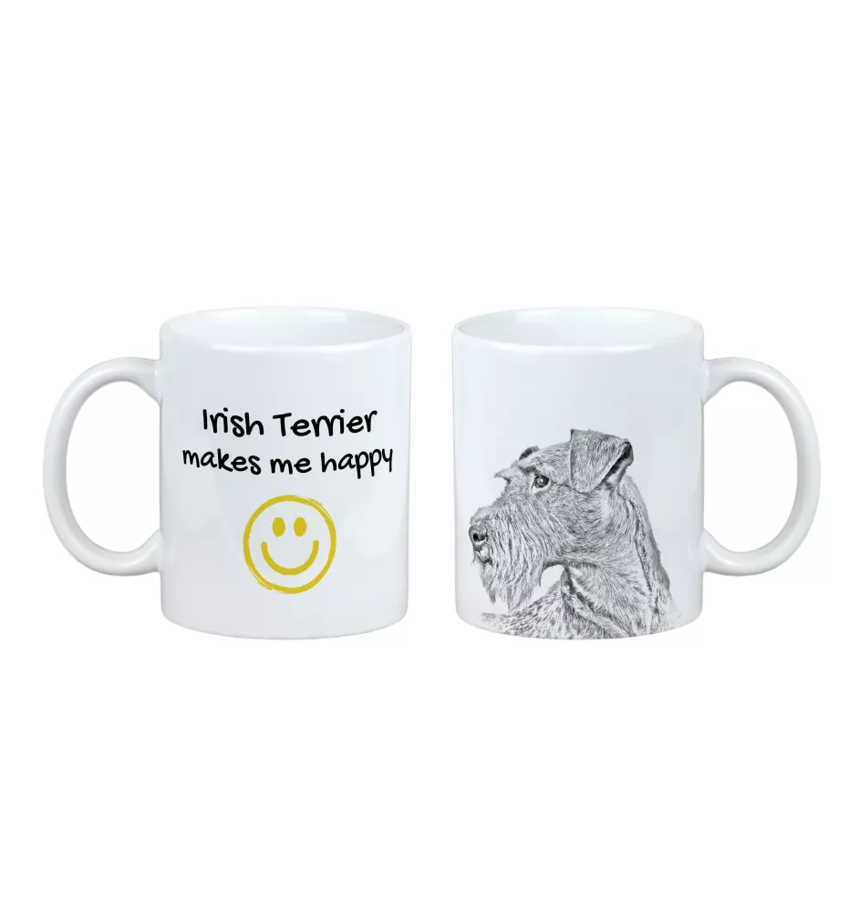 Terrier irlandais, Irish Terrier - tasse avec chien, une tasse joyeuse pour les amoureux des chiens, un cadeau personnalisé de la marque Art-Dog