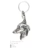 Levrette d'Italie, Petit lévrier italien - Pendentif argenté avec un chien dans une boîte décorative, décoration de sac à main, pendentif de sac à dos par la marque Art-Dog