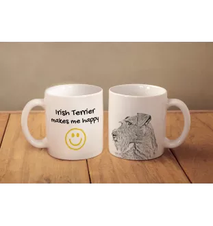 Terrier irlandais, Irish Terrier - tasse avec chien, une tasse joyeuse pour les amoureux des chiens, un cadeau personnalisé de la marque Art-Dog