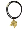 Levrette d'Italie, Petit lévrier italien - Collier de chien dans une boîte cadeau, pendentif plaqué or pour les fans de chiens, bijoux remarquables par Art-Dog