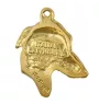 Italian Greyhound, Italian Sighthound - Dog necklace, gold-plated pendant for dog fan, unique jewellery by Art-Dog brand