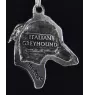 Italian Greyhound, Italian Sighthound - Dog necklace in gift box, silver-plated locket for dog fan, striking pendant by Art-Dog brand