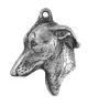Italian Greyhound, Italian Sighthound - Dog necklace in gift box, silver-plated locket for dog fan, striking pendant by Art-Dog brand