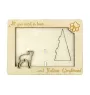 Italienisches Windspiel, Italian Greyhound - Fotorahmen, gravierter Holzrahmen, ein schönes Gadget für den Hundeliebhaber von Art-Dog