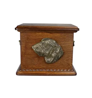 Wilczarz irlandzki urna z plakietką z psem Art-Dog