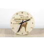 Levrette d'Italie, Petit lévrier italien - horloge avec chien, horloge en bois avec gravure, horloge personnalisée par Art-Dog