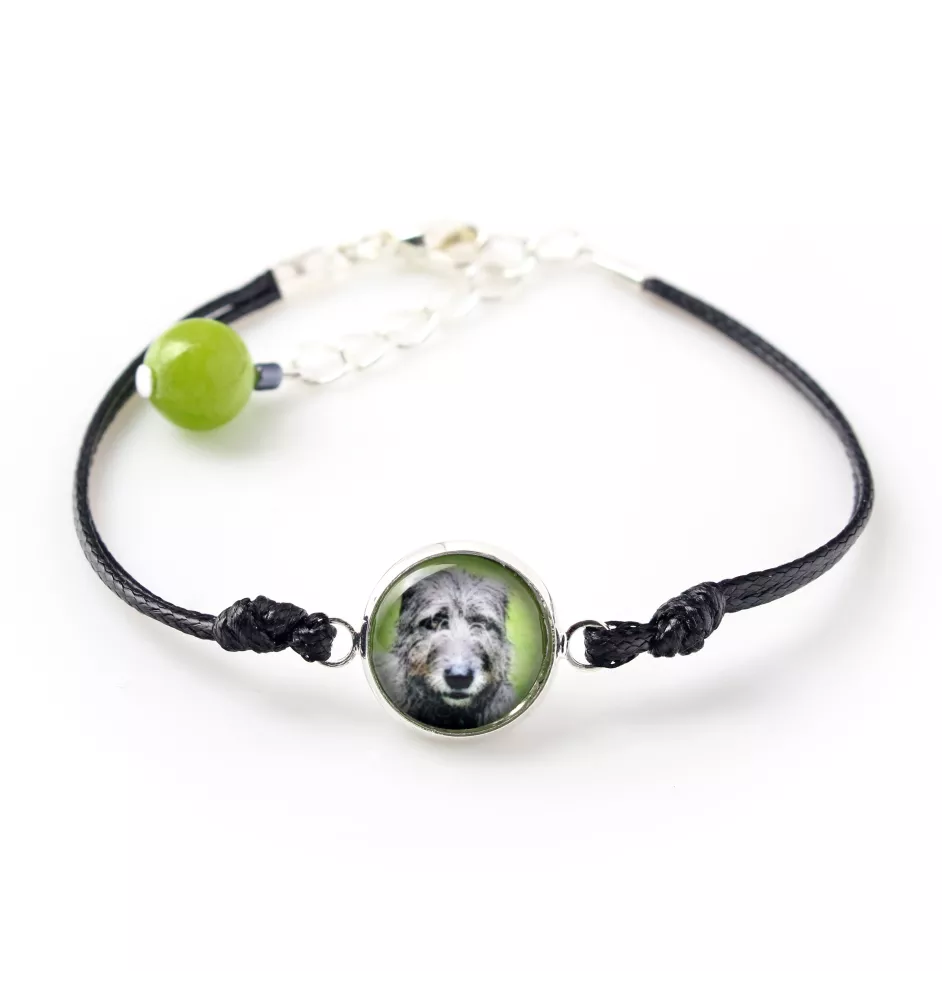 Irischer Wolfshund, Irish Wolfhound - Armband mit Ihrem Foto handgefertigt, einzigartiger Schmuck der Marke Art-Dog