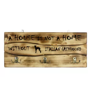 Italian Greyhound, Italian Sighthound - clothes hanger with a dog, medal display, home decoration from the Art-Dog brand
