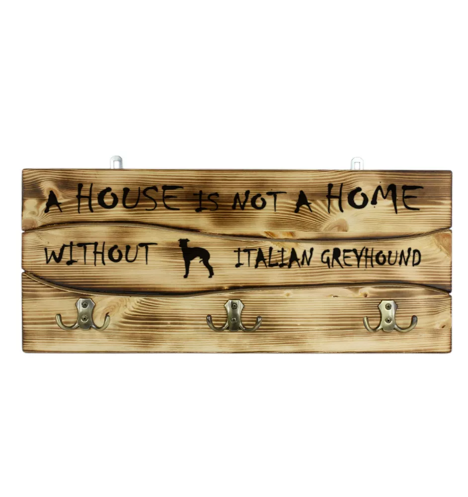 Italian Greyhound, Italian Sighthound - clothes hanger with a dog, medal display, home decoration from the Art-Dog brand