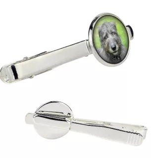 Lévrier irlandais, Irish wolfhound - pince à cravate dans une boîte, cravate élégante, bijoux personnalisés de la marque Art-Dog