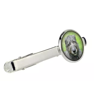 Lévrier irlandais, Irish wolfhound - Boutons de manchette et cravate avec votre photo, accessoire de costume, bijoux pour hommes de la marque Art-Dog.