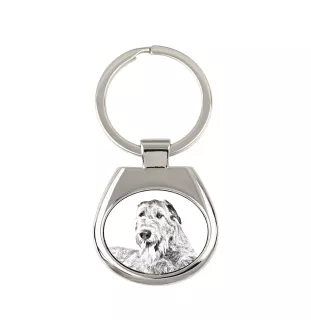 Lévrier irlandais, Irish wolfhound - porte-clés avec chien, porte-clés imprimé, breloque personnalisée de la marque Art-Dog