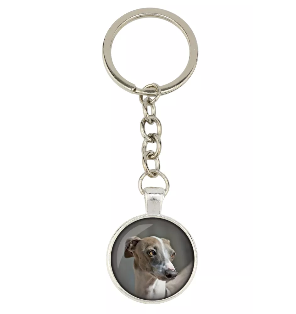 Levrette d'Italie, Petit lévrier italien - porte-clés avec votre photo, accessoire pour clés, breloque pour sac de la marque Art-Dog